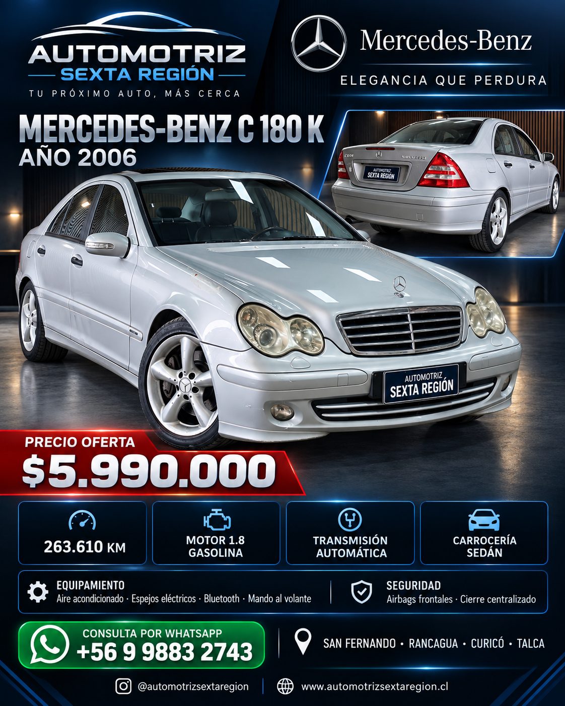 MERCEDES BENZ C 180 K